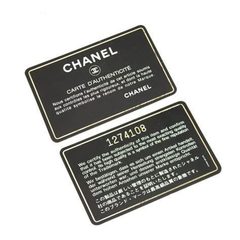 chanel logo real vs fake|authenticity card chanel.